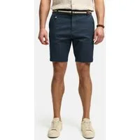 Indicode Chinoshorts Herren INThews Chino Shorts Herrenshorts aus Twill mit passendem Gürtel