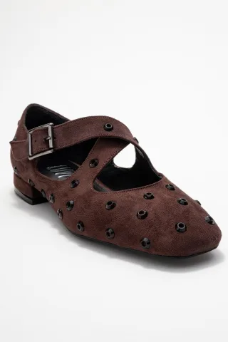 Addison Kreuzriemen Mary Jane Schuhe Damen