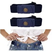 Zaewry Stretchgürtel Unsichtbarer Seitengürtel ohne Schnalle für Damen und Herren elastischer Gürtel, Schmuckgürtel,für Kleid & Overall