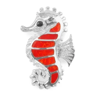 Seepferdchen Anh?nger aus 925 Silber