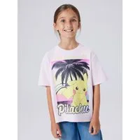 Name It T-Shirt NKFMUBA POKEMON SS NREG TOP BOX NOOS SKY Baumwollmischung, Pokémon Print