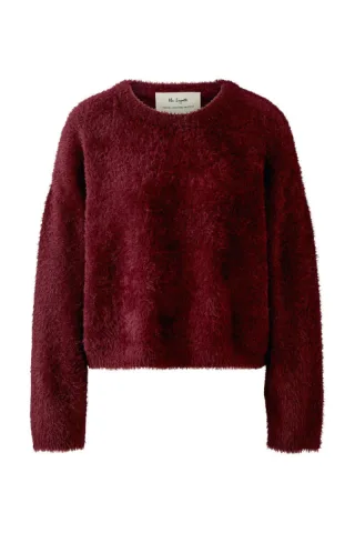 Miss Lagotte - Flauschiger Pullover rot - Gr. - 36