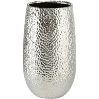 BOLTZE Tischvase Boltze Vase Lajos (Farbe Silber, Höhe 31 cm, Blumentopf