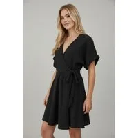 Worldclassca Sommerkleid Worldclassca Musselin Wickelkleid Kleid Strandkleid Gürtel Beach Dress Neue Kollektion - Stilvolle und gemütliche Sommer Mode für Damen