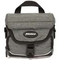 Haberland Fahrradtasche Haberland Lenkertasche 2l Mini grau - kompakte Lenkertasche für Alltag