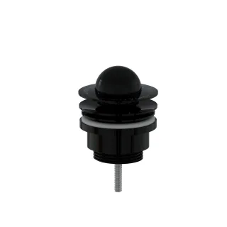 VitrA Zubehör Schaftventil für Liquid Waschtische ohne Überlauf Schwarz Hochglanz,A4516939 A4516939
