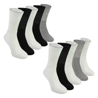 Herren 10er Pack Mehrfachpack Sport Socken | Atmungsaktive Baumwolle Laufsohlen