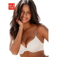 LASCANA Schalen-BH Ela mit transparenten Trägern, mit Bügel, Sommer, bequemer BH