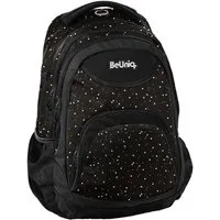 PASO Schulrucksack, Punkte – Schulrucksack Jugendliche – Schwarz