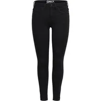 ONLY Skinny-fit-Jeans Skinny Fit Jeans Ankle Zip ONLKENDELL Denim (1-tlg) ONLKENDELL ETERNAL LIFE ANKLE BLACK NOOS