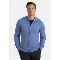 SIR RAYMOND TAILOR Strickjacke Sydney (1-tlg) mit kleinem Stehkragen