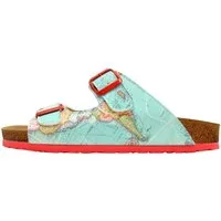 DOGO Stella Pantolette Patch Fish Damen Sandalen, Stella Pantolette Pantolette Handgefertigt