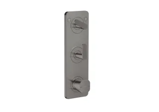 Hansgrohe Thermostat Modul 380/120 Unterputz FS Axor Citterio C 2 Verbr.Cubic polished black chrome 49701330
