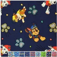 MAGAM-Stoffe Stoff "Paw Patrol", Kinder Jersey ÖKO-TEX Meterware ab 50cm