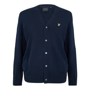 Lyle & Scott - Strickjacke für Herren, V-Ausschnitt (Dunkel-Marineblau)