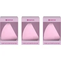 Essence Make-up Schwamm make up & baking sponge, 3er Pack, mit abgeschrägter Seite
