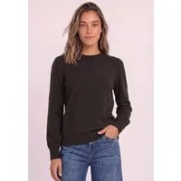 STREET ONE Rundhalspullover aus softem Materialmix
