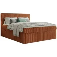 A&J MöbelLand GmbH Boxspringbett RALF mit Bettkasten, Topper und gepolstertem Kopfteil. (Boxspringbett mit Bettkasten und gepolstertem Kopfteil)