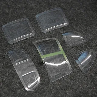 FLY WING Bell 206 UH-1 Remote Control Helicopter Parts Plastic Windshield Set Window Plate