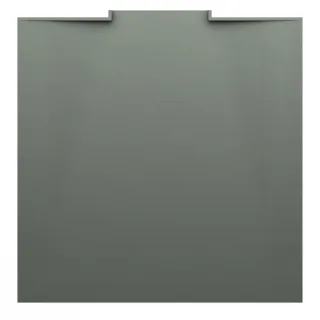 Laufen Duschwanne NIA 800x800x28 Marbond mit Wandablauf betongrau, H2100300790001 H2100300790001