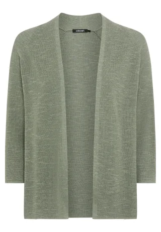 Olsen - Cardigan Long Sleeves khaki - Gr. - 40