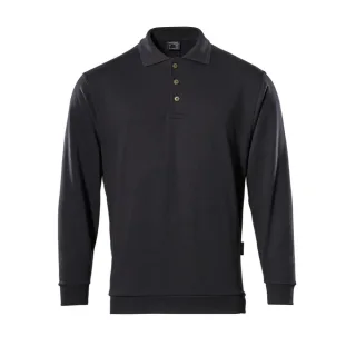 MASCOT Trinidad Polo-Sweatshirt CROSSOVER Schwarz 3XL - 00785-280-09-3XL