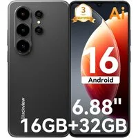 blackview Blackview Android 16 6,88'' 5000mAh 32MP 6GB+128GB Dual SIM Smartphone (6.88 Zoll, 32 GB Speicherplatz, 32 MP Kamera, Fingerabdruck, Dual SIM 4G, Android 16)