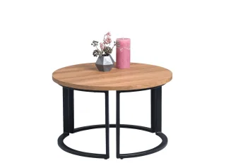 Couchtisch Beistelltisch DAGO 36x60 cm Dekor Eiche braun