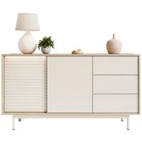 Lookway Kommode FLORENCE 2D3S mit Schubladen und LED-Beleuchtung