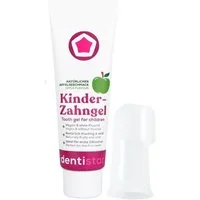 dentistar Zahnbürste Mundpflegeset - Baby Zahnpasta mit Silikon Finger Zahnbürste