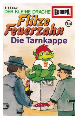 MC Flitze Feuerzahn 15 Die Tarnkappe. Der kleine Drache. Hörspielkassette
