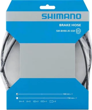 Shimano Bremsleitung SM-BH90-JK-SSR, 1.700 mm, Schwarz, Gerade - Gerade, 1 Stk.