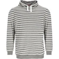 modAS Kapuzenpullover 29006 Unisex Pullover gestreift – Bretonisches Streifenshirt mit Kapuze