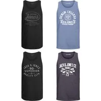 Jack & Jones Tanktop (Spar-Set, 4er-Pack) in unifarbe