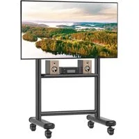 Rfiver TV-Ständer Rollbar mit Ablage Für 50-86 Zoll Fernseher, Mobiler Fernsehständer, (bis 86 Zoll, 1-tlg., bis 68kg Max. VESA 800x600mm)
