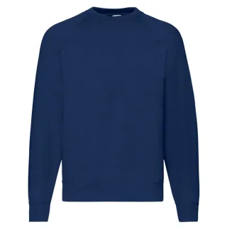 Fruit of the Loom - "Classic" Sweatshirt für Herren/Damen Unisex Raglanärmel (Marineblau)