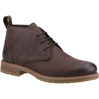 Hush Puppies Ricky Herren Leder Stiefeletten in Braun