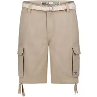 SUBLEVEL Shorts Damen Bermudas kurze Hose Baumwolle Jeans Sommer Chino Stoff