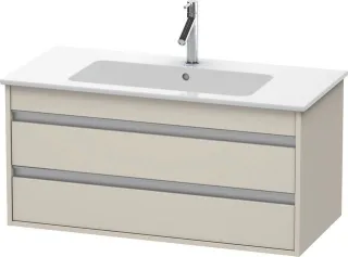 Duravit Ketho Waschtischunterbau wandhängend Taupe Matt 1000x475x480 mm - KT643009191 KT643009191
