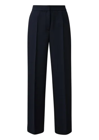 s.Oliver BLACK LABEL - Marlenehose mit weitem Bein von s.Oliver Black Label blau - Gr. - 46