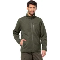 Jack Wolfskin Fleecejacke ROBSON FJORD JACKET winddichte Ausführung, mit Stehkragen, aus weichem Sherpa-Fleece