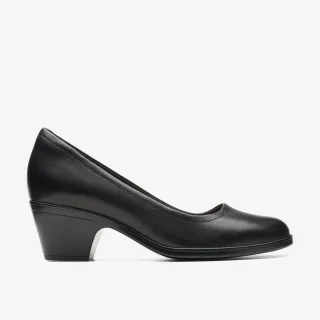 Emily2 Rubin Schwarze Lederschuhe