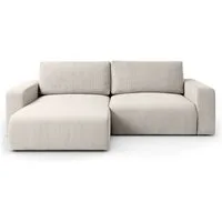 Lookway Ecksofa OPERA L-Form Couch, mit Bettfunktion und Bettkasten