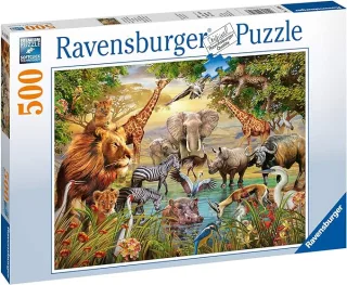 Ravensburger Puzzle Tiere am Wasserloch 500 Teile