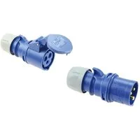 PCE SET CEE Kupplung und Stecker 16A 3-polig 230V Camping Caravan PCE Elektro-Kabel
