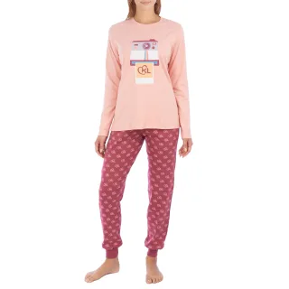 KLP1 Damen-Winterpyjama mit langen Ärmeln