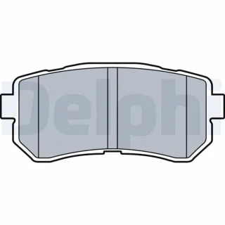 Delphi Bremsbel?ge hinten Hyundai I20 1,4