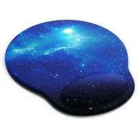 CSL Mauspad Office Gel Mousepad mit ergonomischer Handgelenkauflage, (1-St), Office Gel Mousepad mit ergonomischer Handgelenkauflage,Space