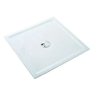 Globo DS 007 AUSILIA Rechteck-Duschwanne 80 x 80 x 6 cm weiß DS007BI