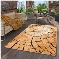 Pergamon Designteppich Designer Teppich Samba Modern Nature, Rechteckig, Höhe: 6 mm